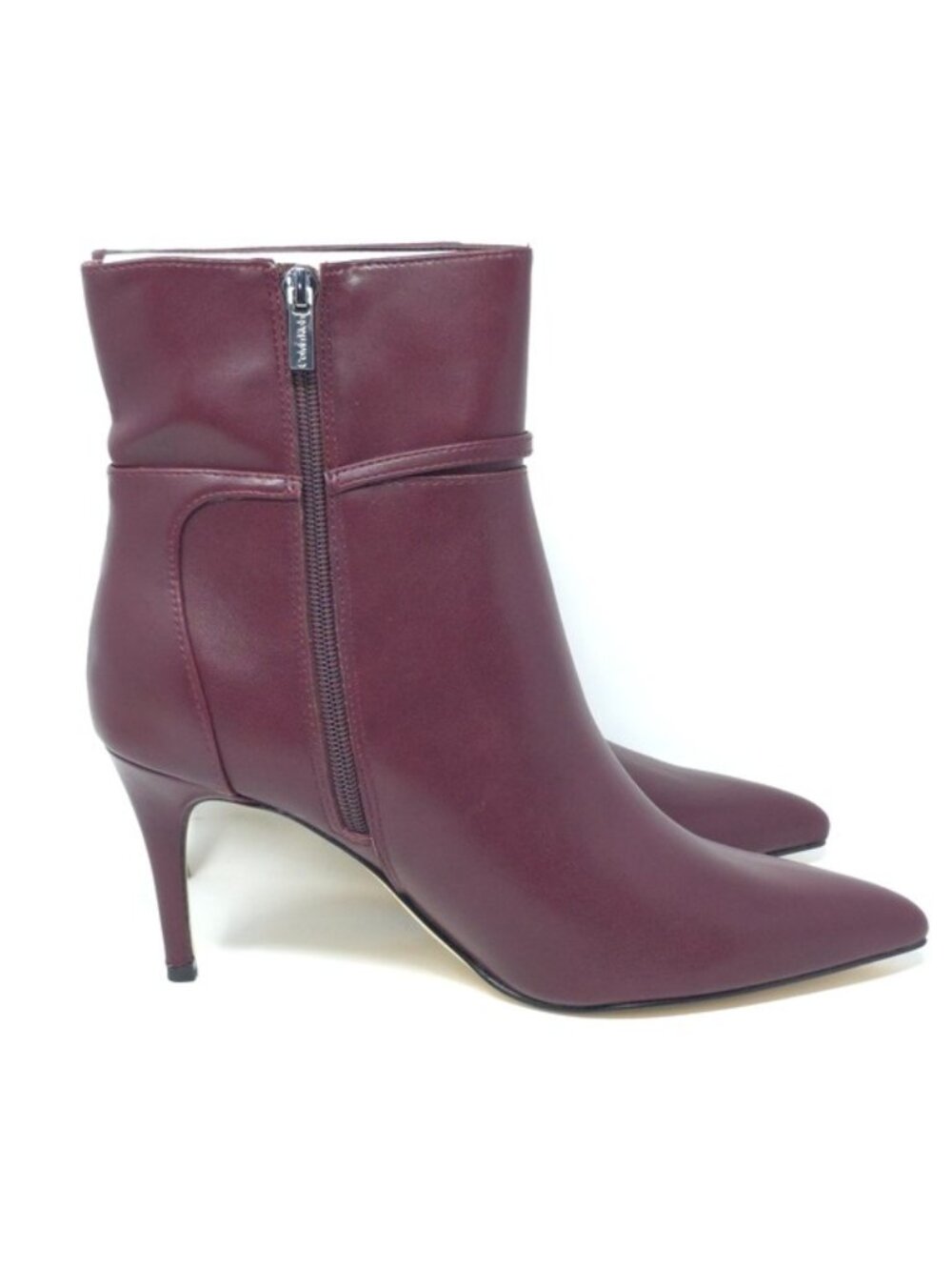 Calvin Klein Vivera Stiletto Heel Ankle Dress Bootie Size US 9.5M Dark Red - Picture 5 of 15
